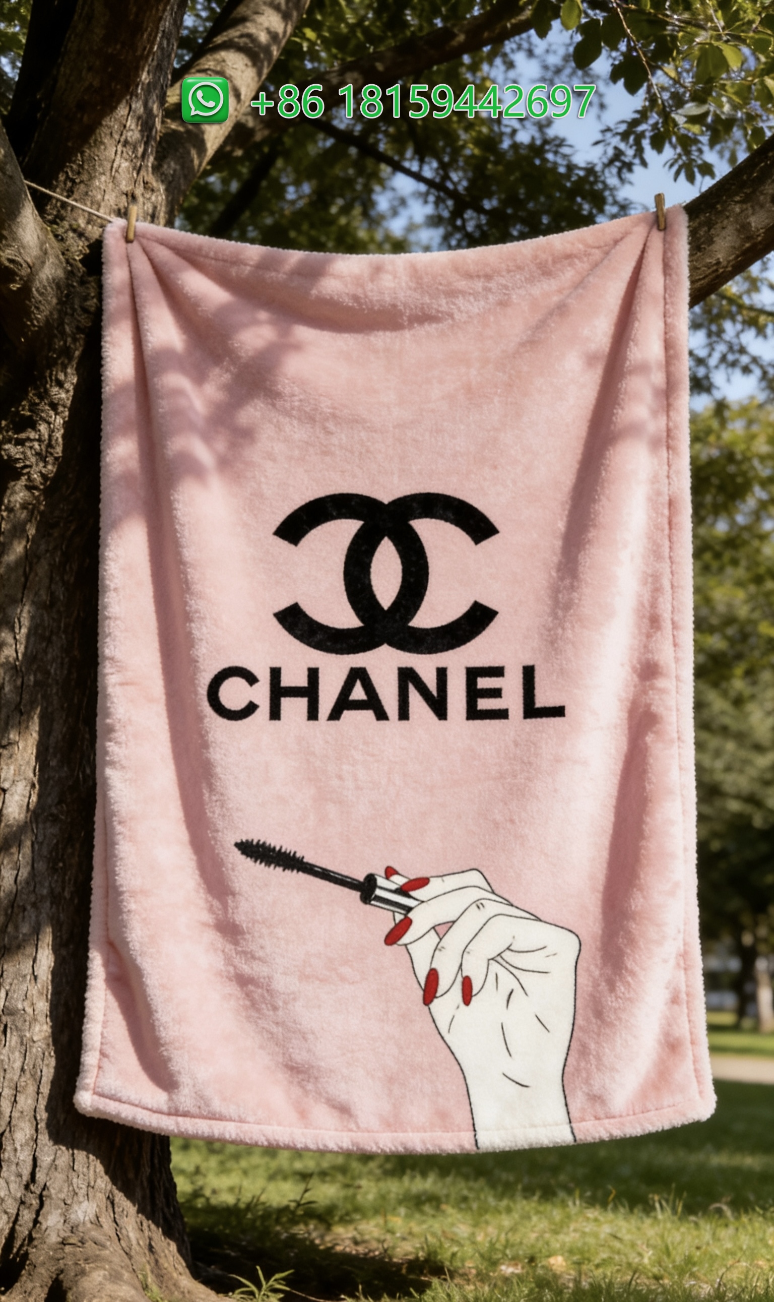 Chanel Throw Blankets